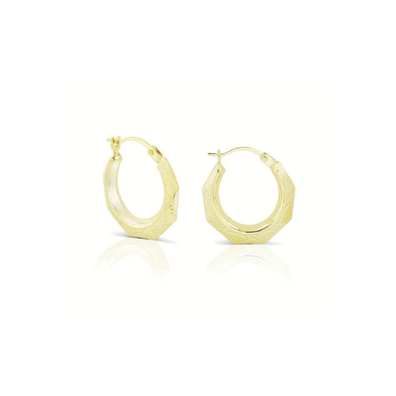 orecchini cerchio in oro giallo 9kt mod. 1054 [a16d451c]