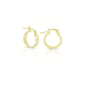 orecchini cerchietti in oro giallo 9kt mod. 1086u [16eb7e6f]