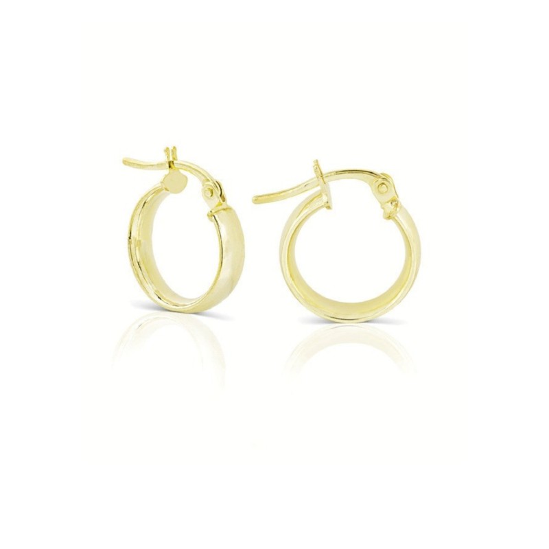 orecchini cerchietti in oro giallo 9kt mod. 1086u [16eb7e6f]