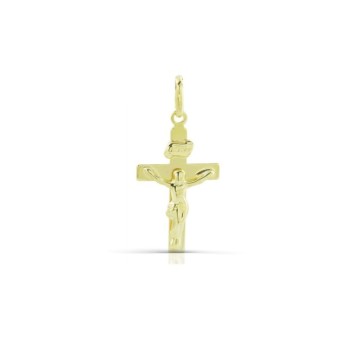 Pendente croce in oro giallo 9kt mod. 1109 [20de8a0c]