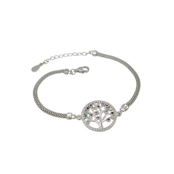 Bracciale Albero della Vita in argento Mod. 54785 [02bbc017]