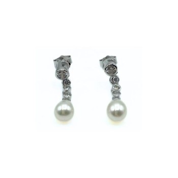 Orecchini pendenti perla mod. E0895 [6236fd6f]