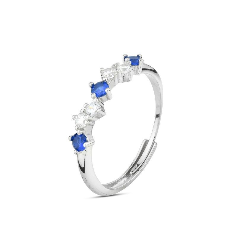 ANELLO IN ARGENTO E ZIRC. MOD. AN535B [2240cf99]