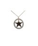 Collana con stella in acciaio Mod. 55896 [ba4d4504]