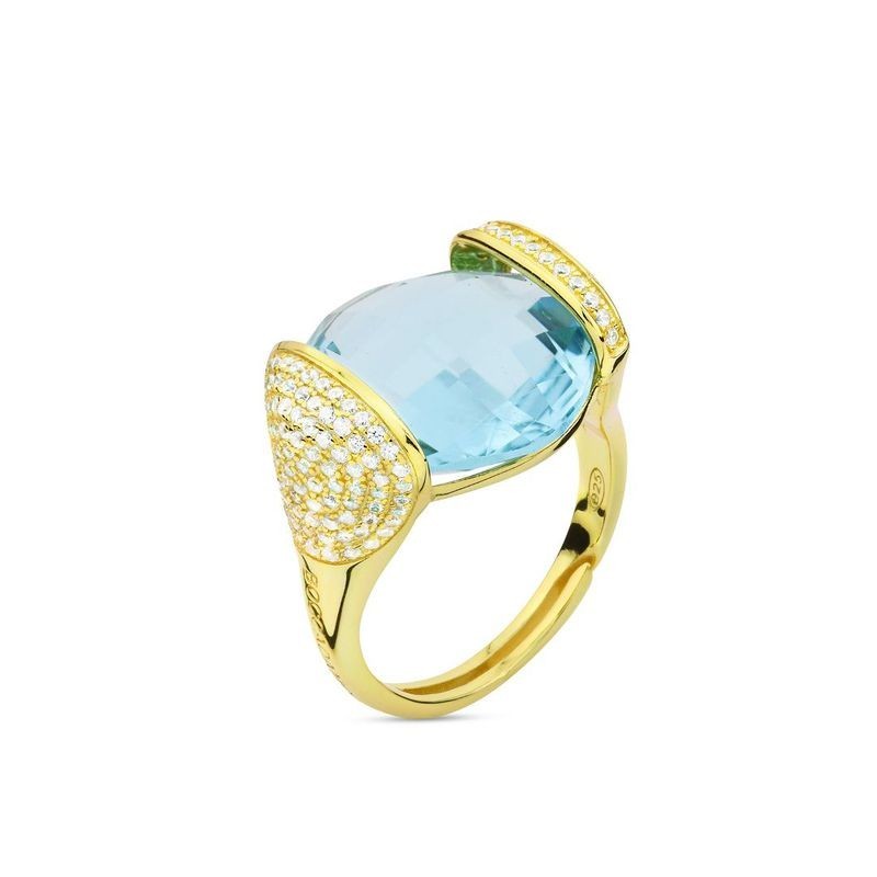 anello in argento e zirconi mod. ban073da [fa46fb01]