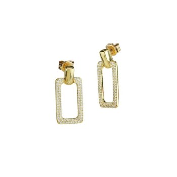 orecchini in argento e zirconi mod. bor174d [9732892c]