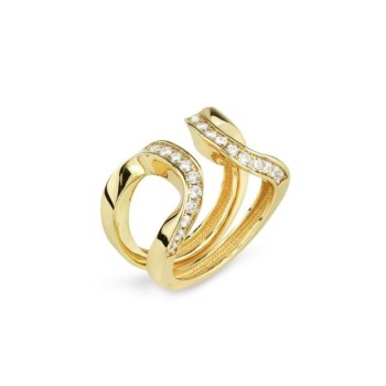 anello in bronzo e zirconi mod. kan023d [8af45320]