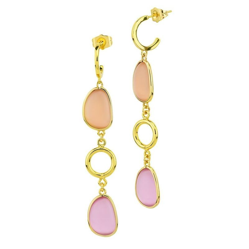 orecchini in bronzo con cristalli mod. xor745d [94ee61bd]