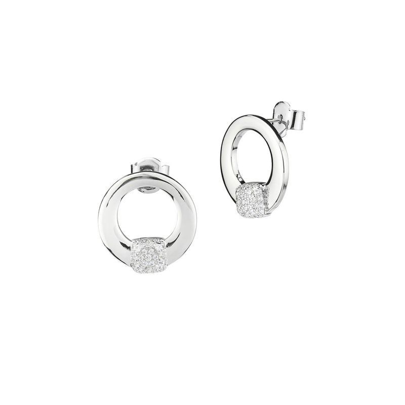 orecchini in bronzo con zirconi mod. xor767 [38d2707a]