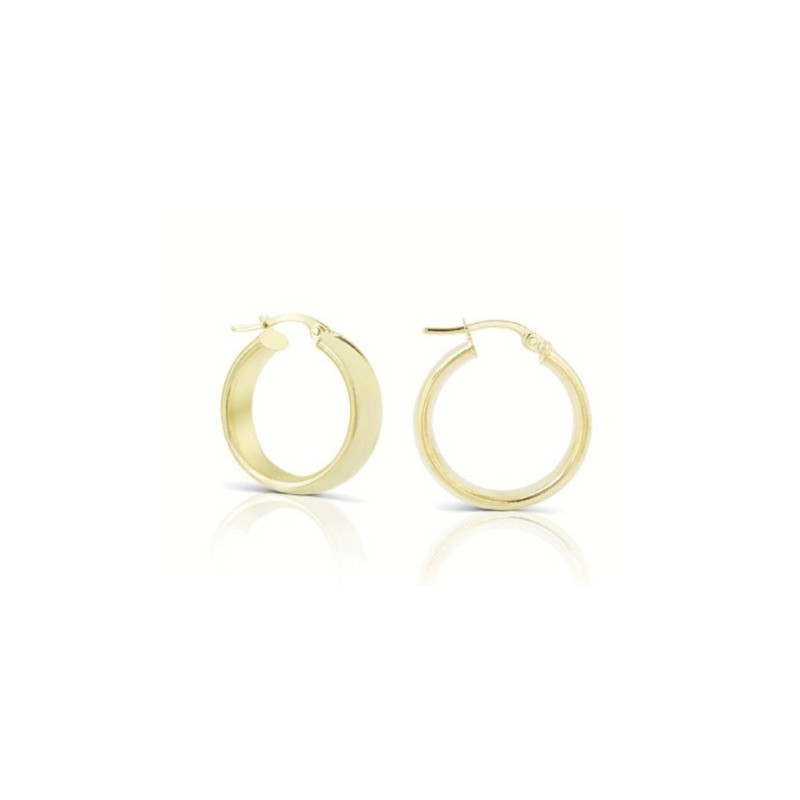 ORECCHINI CERCHIETTI IN ORO 9KT MOD. 1005 [b195a281]
