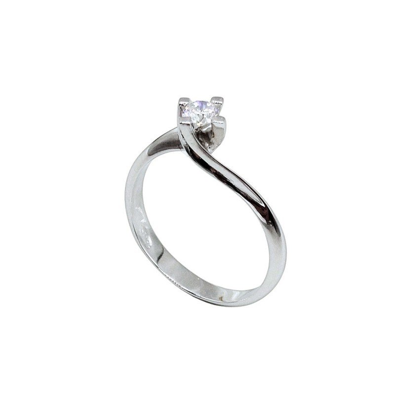 anello solitario in oro 18kt e brillante mod. auansol030 [ec197fc8]