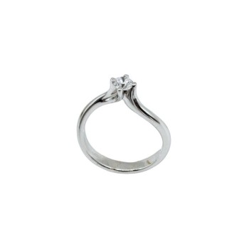 anello solitario in oro 18kt e brillante mod. auansol031 [617e7281]