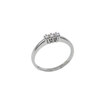 anello trilogy in oro 18kt con brillanti mod. auantry015 [af881f24]