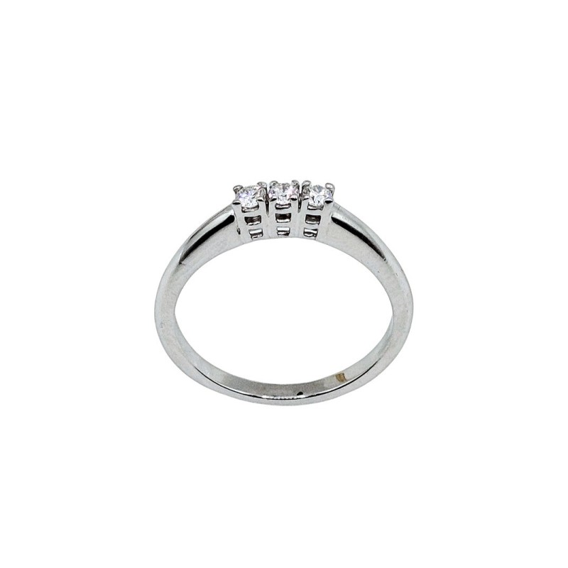 anello trilogy in oro 18kt e brillanti mod. auantry015a [455c2557]