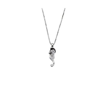 collana cavalluccio marino in oro 18kt con brillanti mod. aupdcavmar003 [1407cd55]