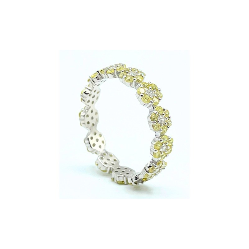 Anello in Argento con fiori, MOD. 59539 [b365536b]