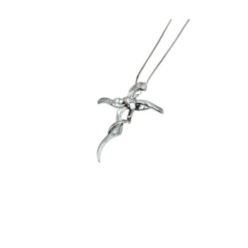 collana croce in oro 18kt con brillanti mod. aupdcroce003a [eed70b4c]