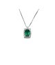 collana in oro 18kt con smeraldo e brillanti mod. aupdsme011050 [9d0bcde7]