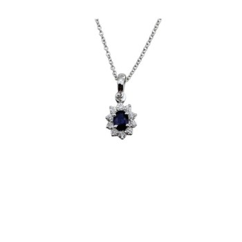 collana in oro 18kt con zaffiro e brillanti mod. aupdzf009035 [251fb73f]