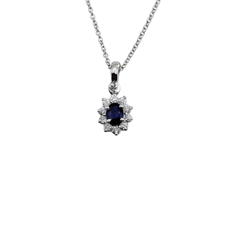 collana in oro 18kt con zaffiro e brillanti mod. aupdzf009035 [251fb73f]