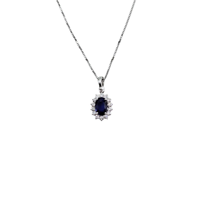 collana in oro 18kt con zaffiro e brillanti mod. aupdzf016060 [2abfee81]