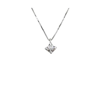 collana punto luce in oro 18kt con brillante mod. aupl4gr020 [9e93ff44]