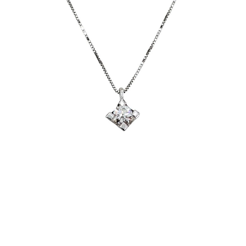 collana punto luce in oro 18kt con brillante mod. aupl4gr020 [9e93ff44]