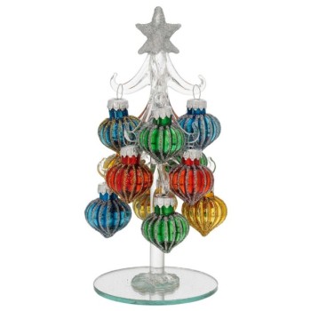 albero bianco con sfere mod. 8657-01 [327f04cd]