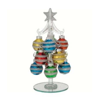 albero bianco con sfere mod. 8657-04 [3c9bfda4]