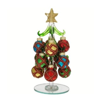 albero bianco con sfere mod. 8657-07 [ab33ea7f]