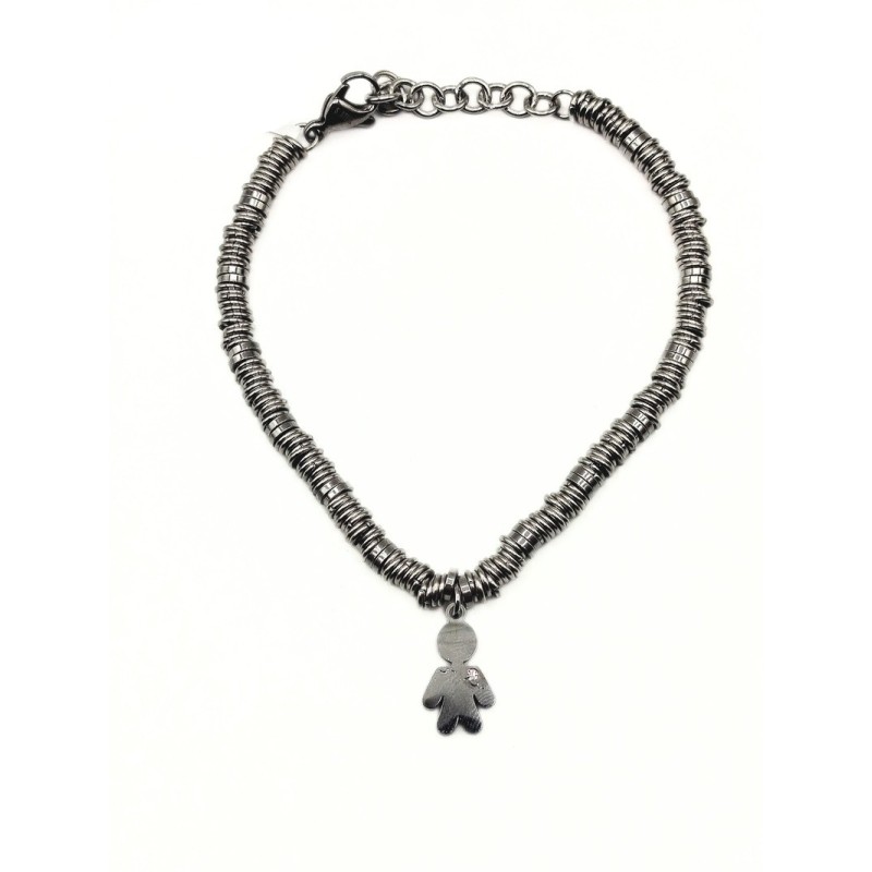 BR.  ACCIAIO C/CHARMS MOD. BRD00241 [bd1d62d2]