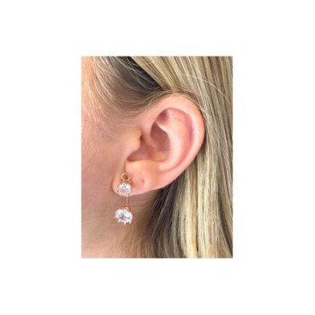 Orecchini punto luce in argento con zirconi mod. 57806 [a82059be]