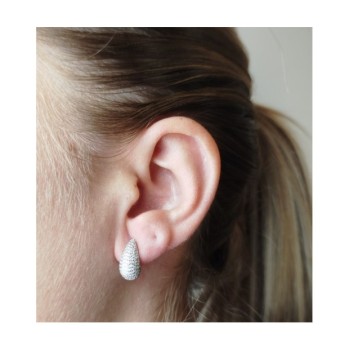 Orecchini goccia pavè in argento mod. 72744 [758ed6d4]