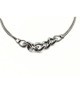 collana in argento 925 con intreccio centrale mod. sscl019 [85022341]