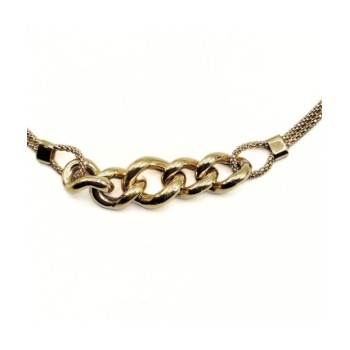 collana in argento 925 con intreccio centrale mod. sscl019 [0d356916]