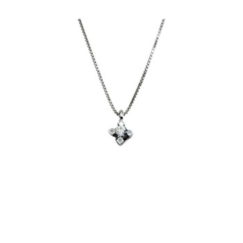 collana punto luce in oro 18kt e brillanti mod. aupl4gr006 [f7c541c0]