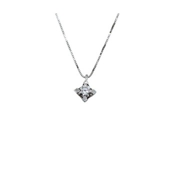 collana punto luce in oro 18kt e brillante mod. aupl4gr014 [95077349]