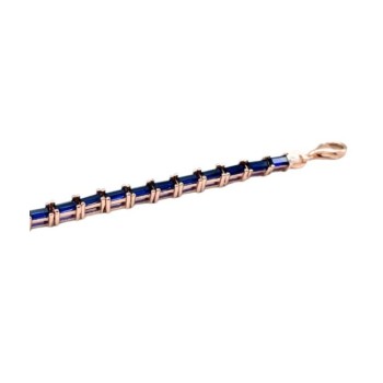 bracciale tennis in argento rosato mod. br1519r [5ed8e5e7]