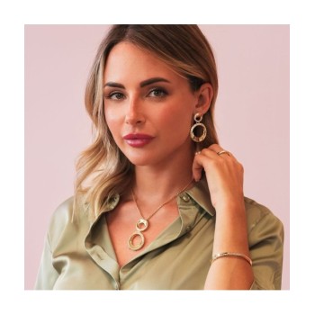 bracciale in bronzo con zirconi mod. kbr033d [42cdb0b0]