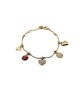 bracciale in acciaio dorato con elementi mod. itabr0888 [2545f23b]