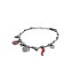 bracciale in acciaio con charms mod. itabr1026 [a6d87d0f]