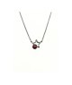 collana in acciaio con stella e coccinella mod. pdd00257s [1ea07f11]