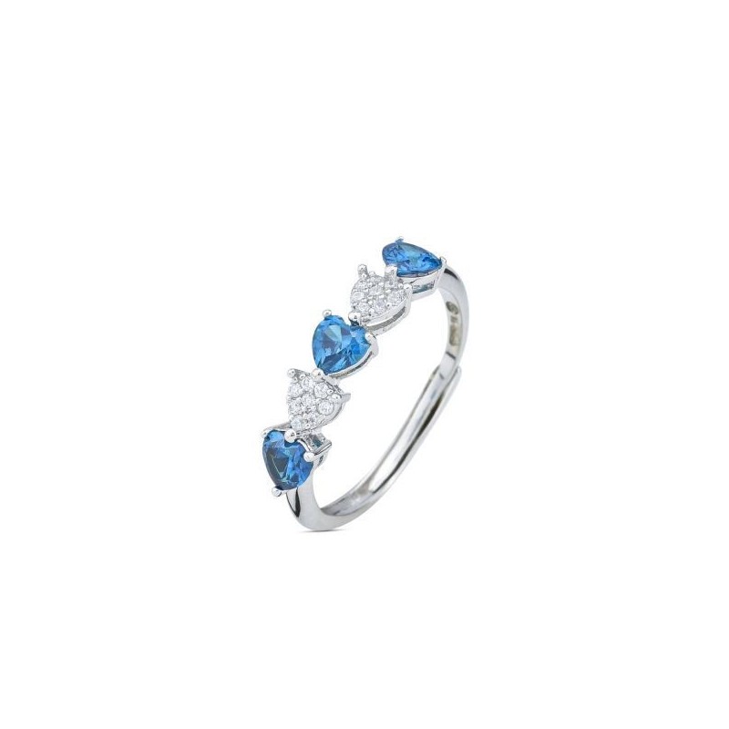 anello in argento con zirconi mod. an503p [84fce36a]