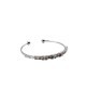 bracciale in acciaio con zirconi mod. brd00161 [18172577]