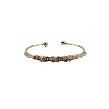 bracciale in acciaio con zirconi mod. brd00161 [03b2ea29]