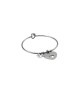 bracciale in acciaio a manetta con cuore mod. brd00170a [402daddc]