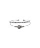 bracciale doppio filo rigido in acciaio mod. brdr00162 [002c067b]