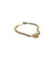 bracciale in acciaio dorato pallinato e cuore mod. brd00525b [eb20fc61]