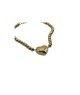 bracciale in acciaio dorato pallinato e cuore mod. brd00525b [3206bf6c]
