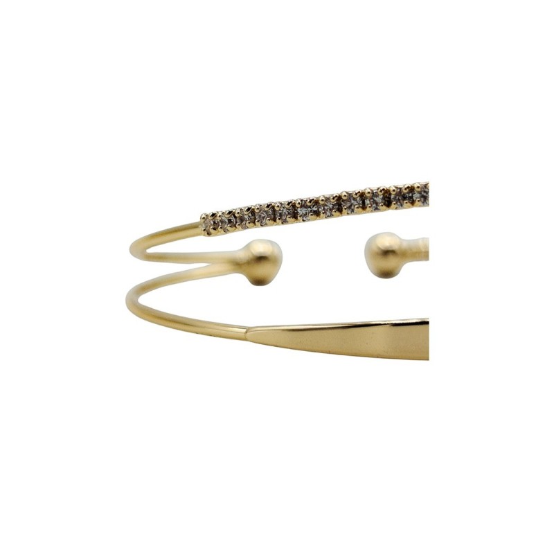 bracciale in acciaio doppio filo rigido mod. brd00543g [2486c7f5]